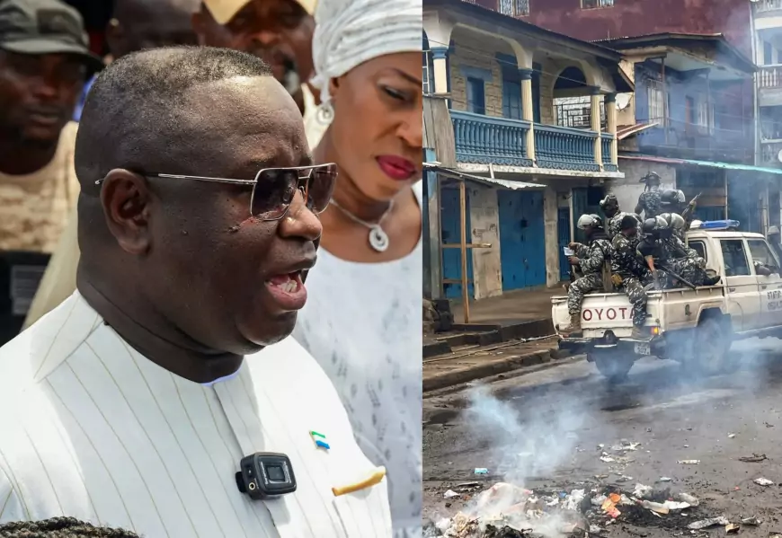 Sierra Leona declara toque de queda nacional después de que hombres armados atacaran el principal cuartel militar de la capital