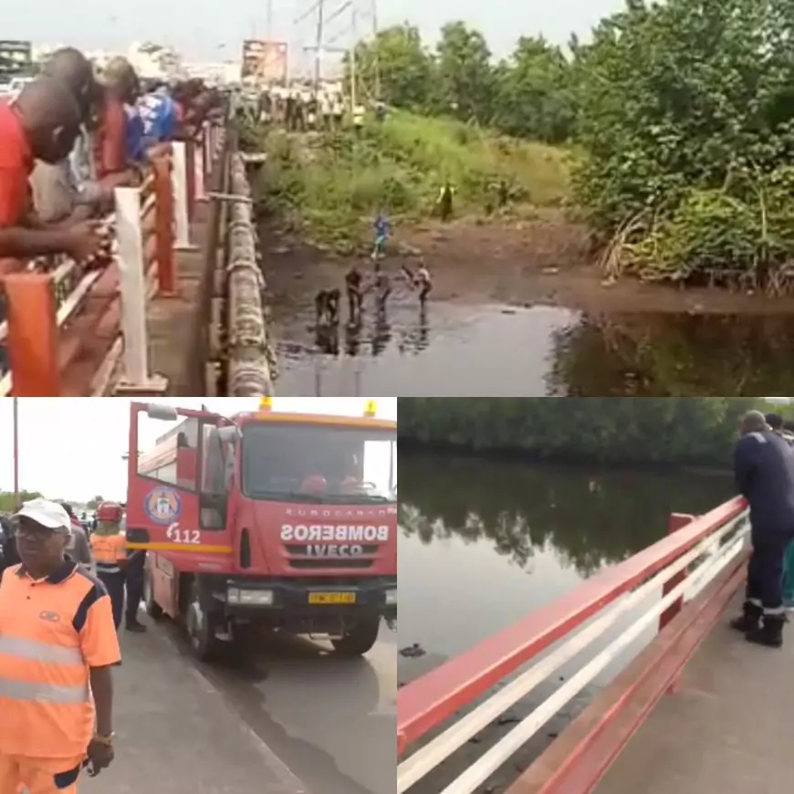 Trágico accidente en el puente de Ekuku: 1 muerto y 2 desaparecidos
