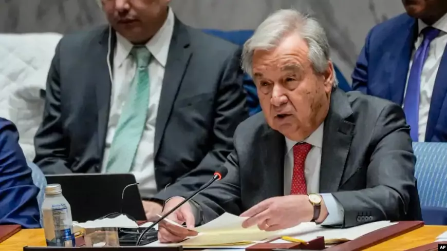 Jefe de la ONU: La 'Era del Caos' Que Envuelve al Mundo Debe Terminar